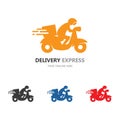 Fast Delivery logo Royalty Free Stock Photo