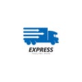 fast delivery logo vector icon illustration Royalty Free Stock Photo