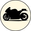 fast extreme sport bike vector eps10 illustration icon