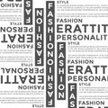 Fast Fashion word cloud conceptual design isolated on white background