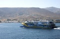 Fast ferry Golden Star going to paros island