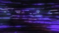Fast flow of glitch lines. Motion. Bright shimmering lines in colorful cyber background. Stream of flashing stripes with