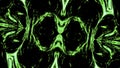 Fast flow of glowing plasma. Design. Symmetrical liquid flow of plasma abstract pattern. Fast flow of plasma neon