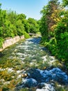 Fast Flowing River, Sandanski, Bulgaria