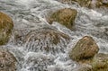 Fast flowing mountain stream Royalty Free Stock Photo