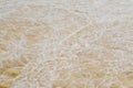 Fast flowing red water in the dam Royalty Free Stock Photo