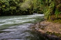 Fast flowing water