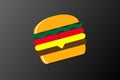 Fast Food Burger Simple Logo