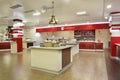 Fast food cafe Sodexo at Presnenskaya embankment 10. Moscow. Russia Royalty Free Stock Photo