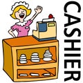 Fast Food Cashier Worker