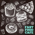 Fast Food Chalkboard