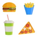 Fast food concept Royalty Free Stock Photo