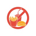 Fast food danger label.