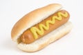 Fast Food, Delicious Hot Dog Isolated Over White B