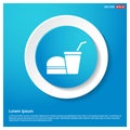 Fast Food Icon Royalty Free Stock Photo
