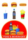 Fast food icons