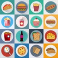 Fast Food Icons Set