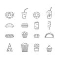 Fast food icons