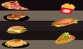 Fast food illustration