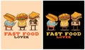 Fast Food Lover-Burger Lover, Hot Dog Lover, Sandwich Lover