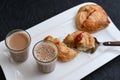 Many chicken puffs, pattie pastries, popular bakery snacks Kerala Indian Royalty Free Stock Photo