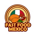 Fast food mexico design vector Royalty Free Stock Photo