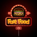 Fast Food Neon sign