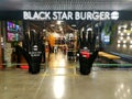 Fast Food Restaurant `Black Star Burger`