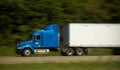 Fast Freight Truck on Highway