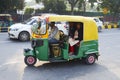 Fast going tuc tuc rickshaw car