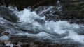 Fast Gushing Water Flowing from Waterfall over Rocks and Boulders Movie 1080p