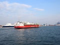 FAST HERMAN cargo ship coming in Klaipeda port, Lithuania