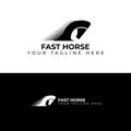 Fast Horse logo vector illustration