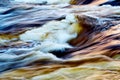 Fast icy river Royalty Free Stock Photo