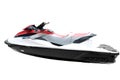 Fast jet ski isolated Royalty Free Stock Photo