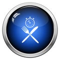 Fast Lunch Icon Royalty Free Stock Photo