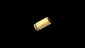 Fast motion pistol bullet shell with alpha channel