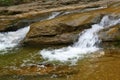 A fast mountain stream or a small mountain river Royalty Free Stock Photo