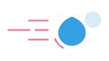 Fast Moving Object Icon, Speed, Motion, Dynamic, Blur, Vector Design Generative AI Royalty Free Stock Photo