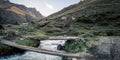 River in the Andes Mountain Valley Peru Royalty Free Stock Photo