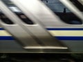 Fast moving train