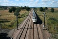 Fast moving train TGV Royalty Free Stock Photo