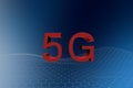 5g fast next generation internet speed background Royalty Free Stock Photo