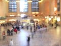 Fast paced Grand Central Terminal, New York City Royalty Free Stock Photo