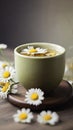 Alleviating Anxiety Embracing Serenity with a Soothing Cup of Chamomile Flower Tea for Effective