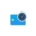 Fast payments icon, vector