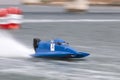 fast powerboat racing Royalty Free Stock Photo