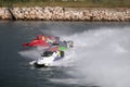 fast powerboat racing Royalty Free Stock Photo