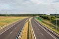 The fast road seen from above