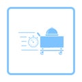Fast Room Service Icon Royalty Free Stock Photo